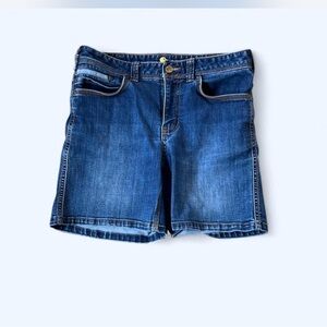 Carhartt Blue Denim Pocket with Gold Stitching Women’s SZ 8